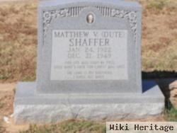 Mathew V. Shaffer