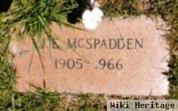 J. E. Mcspadden