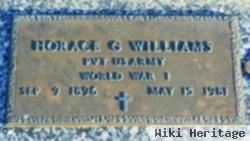 Horace G Williams