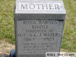 Rosa Barnes Waters Riddle