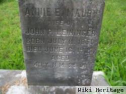 Annie Elizabeth Maury Leininger