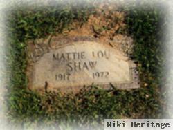 Mattie Lou Shaw