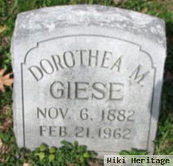 Dorothea M Giese