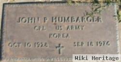 John P Humbarger