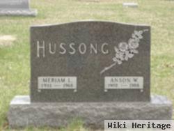 Anson W Hussong