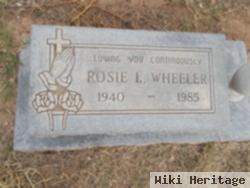 Rosie L Wheeler