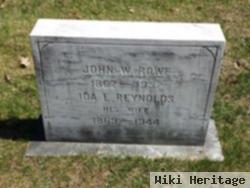 John W Rowe