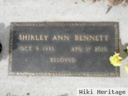 Shirley Ann Bennett