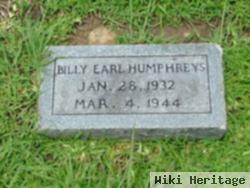 Billy Earl Humphreys