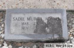 Sadie Muriel Adams