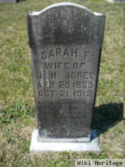 Sarah F Mason Jones