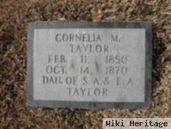 Cornelia M. Taylor