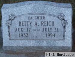 Betty A Reich