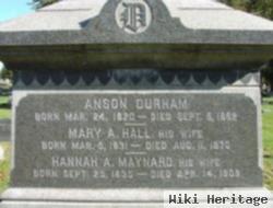 Hannah A. Maynard Durham