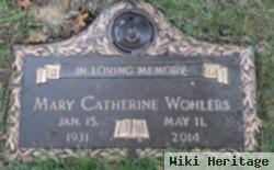 Mary Catherine "cathy" Coleman Wohlers