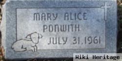 Mary Alice Ponwith