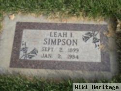 Leah Idell Checketts Simpson