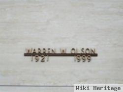 Warren W Olson