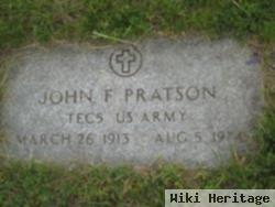 John F Pratson