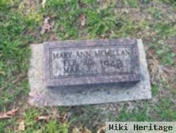 Mary Ann Mcmillan