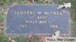 Sanders M Mccrea