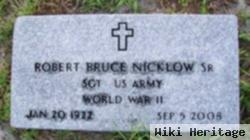 Sgt Robert Bruce Nicklow, Sr