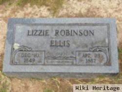Sarah Elizabeth "lizzie" Robinson Ellis