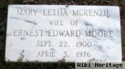 Mary Letha Mckenzie Moore