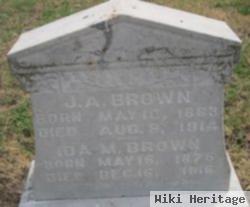 J A Brown