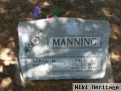 Paul S Manning, Sr