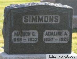 Marion G Simmons