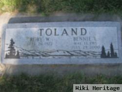 Bennie Lowell Toland