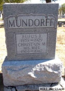 Rufus R Mundorff