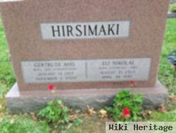 Gertrude Aho Hirsimaki