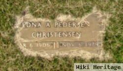 Edna A Pedersen Christensen