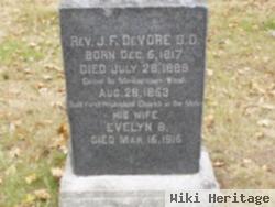 Rev J. F. Devore D.d.