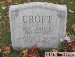 Rev John E. Croft