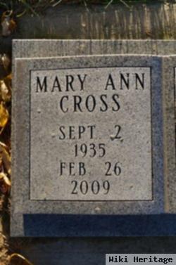 Mary Ann Mccracken Cross