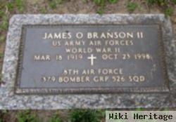 James O Branson, Ii