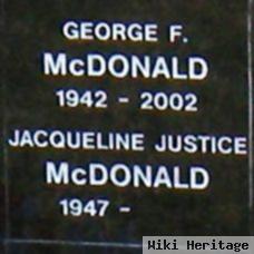 George F Mcdonald