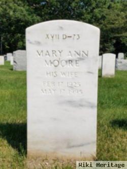 Mary Ann Higgins Moore