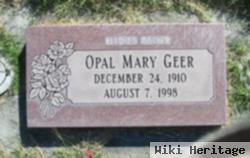 Opal Mary Geer