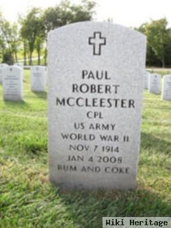 Paul Robert Mccleester