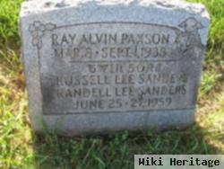 Ray Alvin Paxson