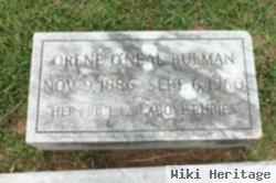 Orene O'neal Bulman