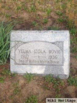 Velma Izola Bovie