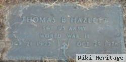 Sgt Thomas B Hazlett