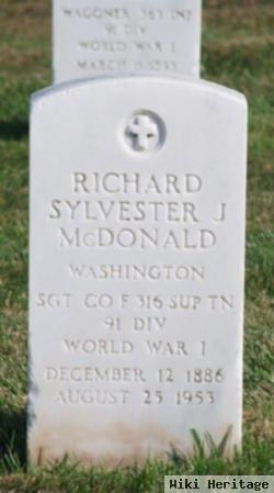 Richard Sylvester Mcdonald