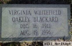 Virginia Whitefield Oakley Blackard