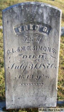 Fred G Simons